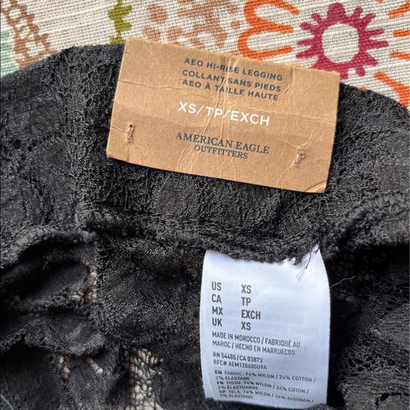 American Eagle Sheer Lace Leggings - Picture 4 of 8